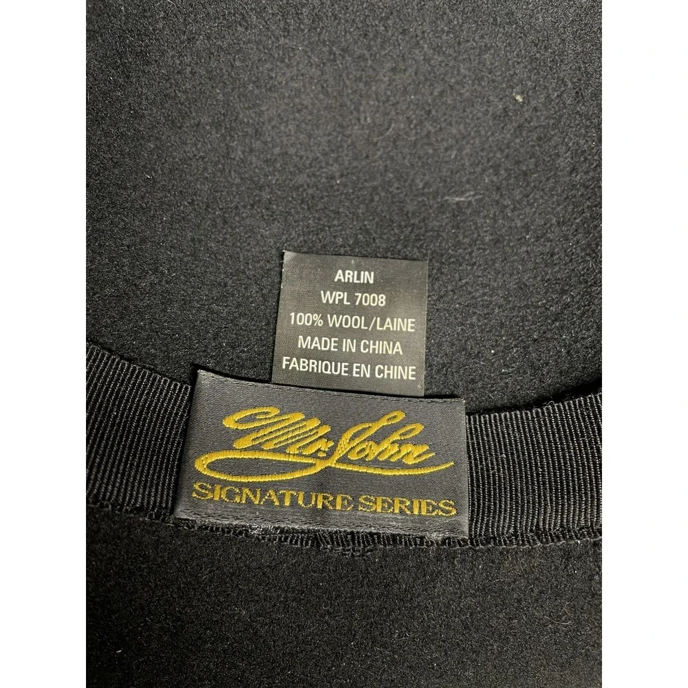 Mr John Signature Series Womens 100% Wool/Laine Brim Felt Hat Size 22,3/4